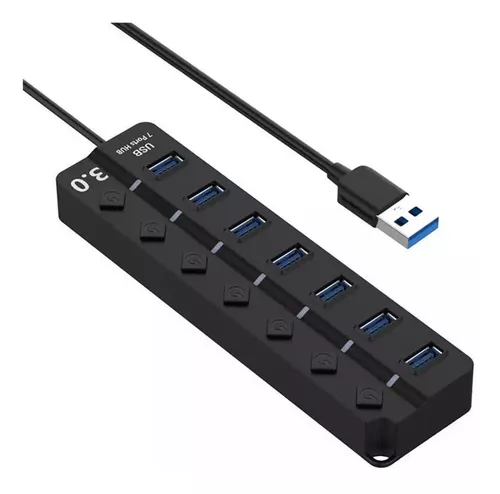 Miniatura 3 de Hub Usb 3.0 De 7 Puertos E Interruptor